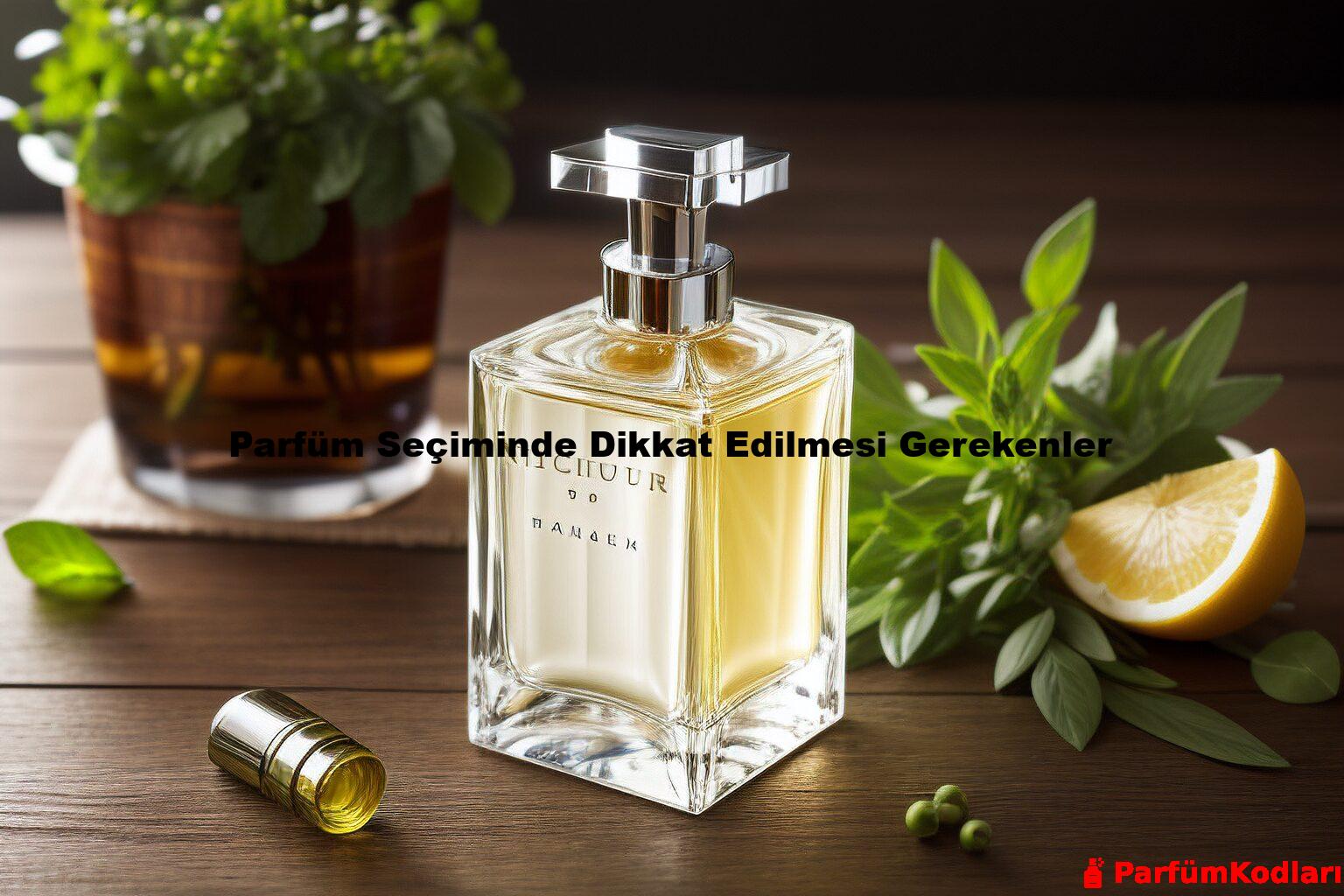 Parfüm Seçiminde Dikkat Edilmesi Gerekenler