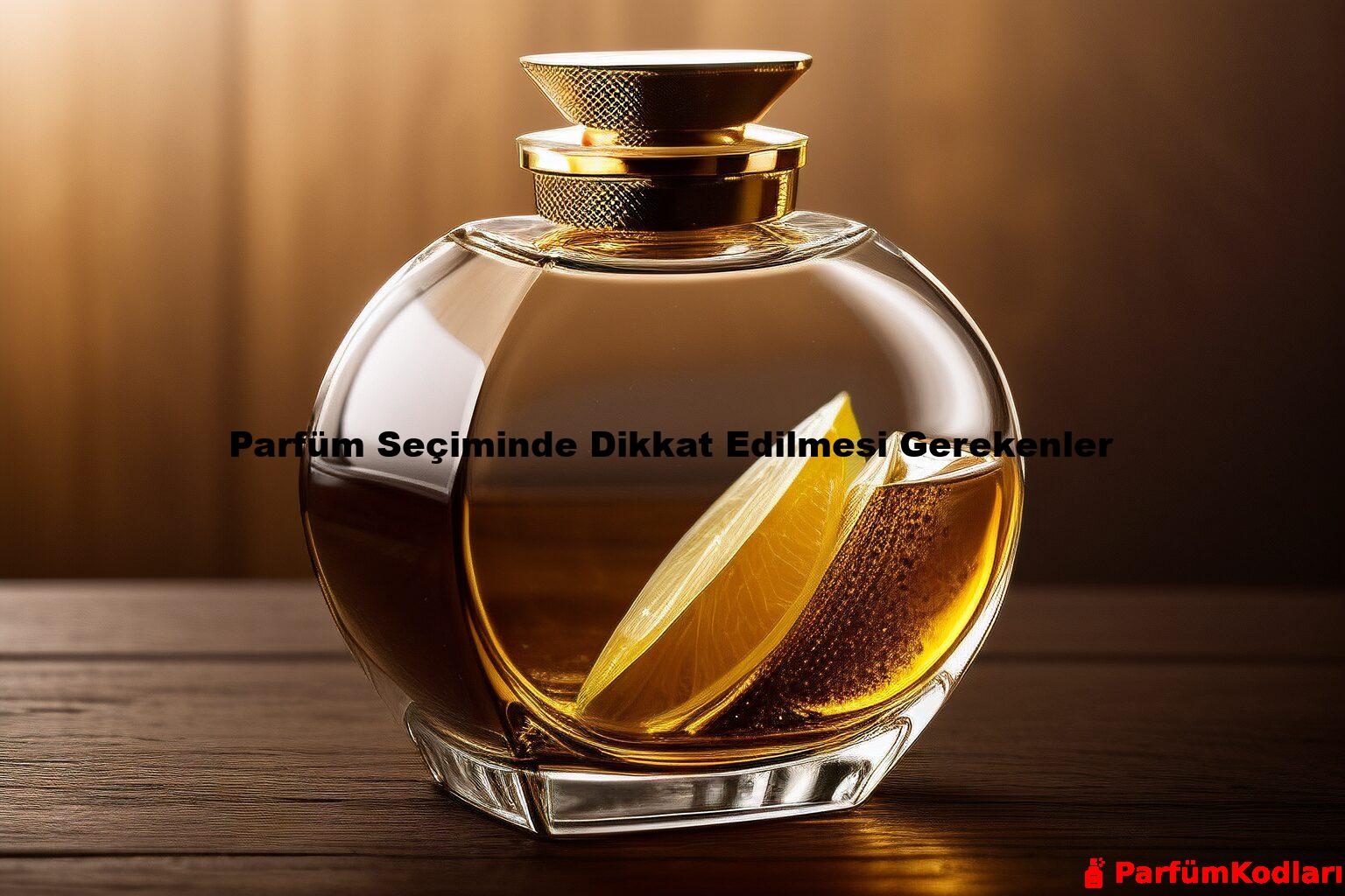 Parfüm Seçiminde Dikkat Edilmesi Gerekenler