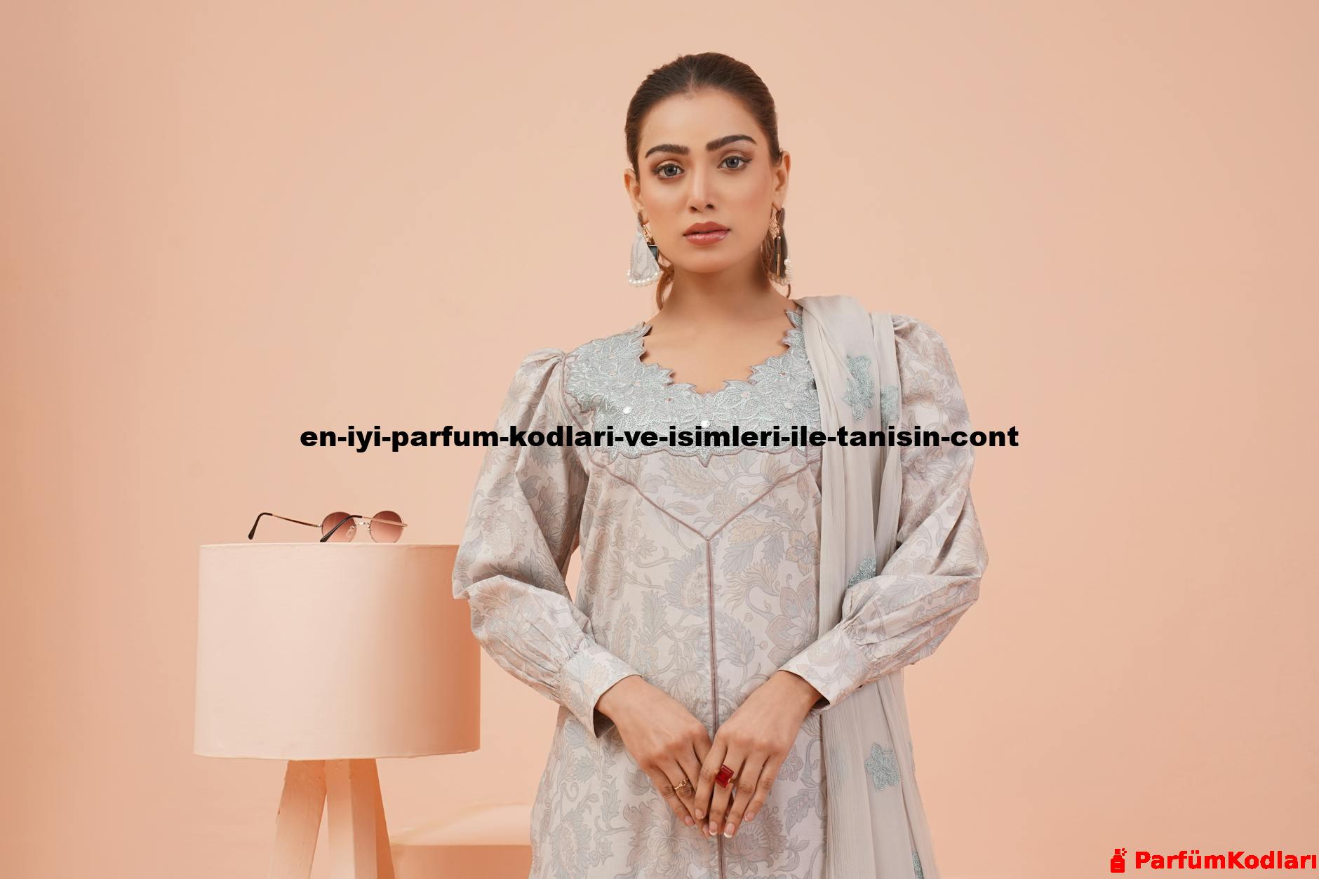 Portrait of a woman in elegant traditional clothing, showcasing fashion and style in Lahore, Pakistan.