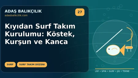 Kıyıdan Surf Takım Kurulumu: Köstek, Kurşun ve Kanca