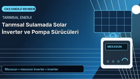 Tarımsal Sulamada Solar İnverter ve Pompa Sürücüleri