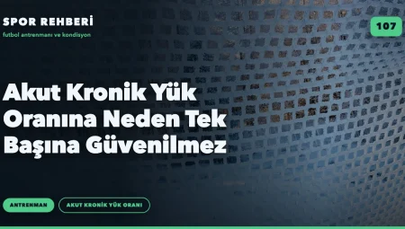 Akut Kronik Yük Oranına Neden Tek Başına Güvenilmez